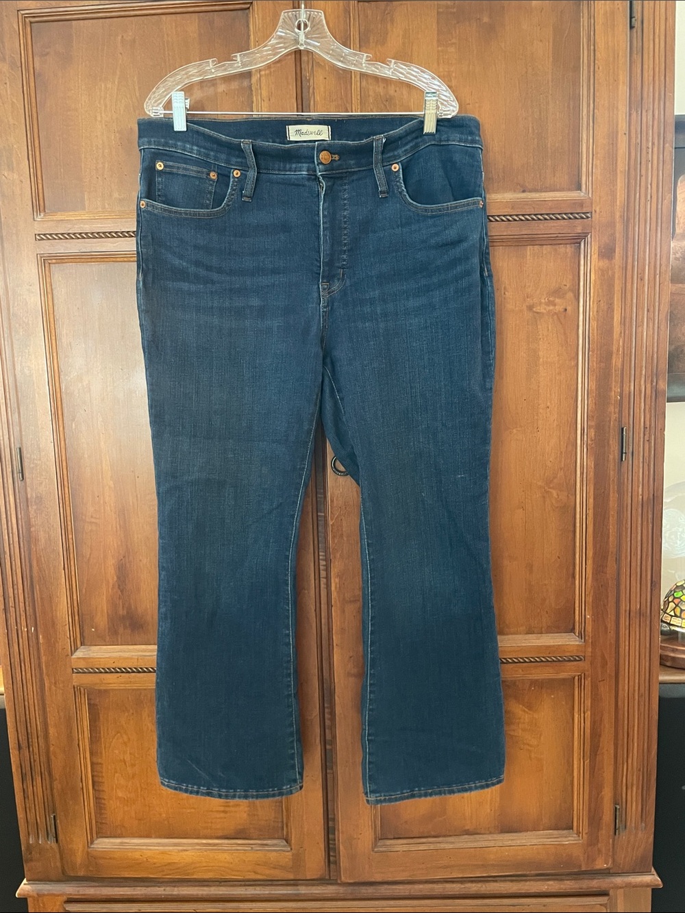 Madewell midrise kick out jeans, size 32